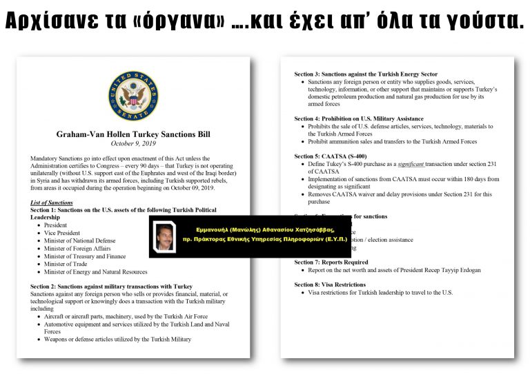 Κατεπείγουσα πληροφορία,Αρχίσανε τα «όργανα» ..και έχει απ’ όλα τα γούστα. ΚΥΡΩΣΕΙΣ ΣΤΗΝ ΤΟΥΡΚΙΑ (Αμερικανικό νομοσχέδιο 9 Οκτ. 2019) – Μ Ε Τ Α Φ Ρ Α Σ Η,Το 7ο ΤΜΗΜΑ όλα τα λεφτά…..)