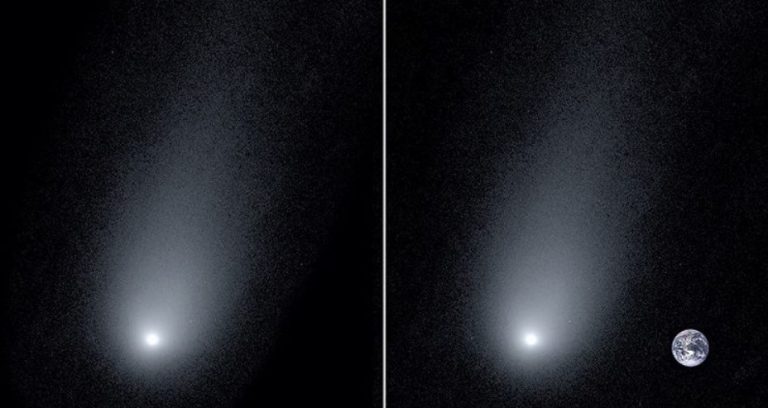 Ο διαστρικός κομήτης Μπορίσοφ με ουρά 14 φορές μεγαλύτερη από τη Γη