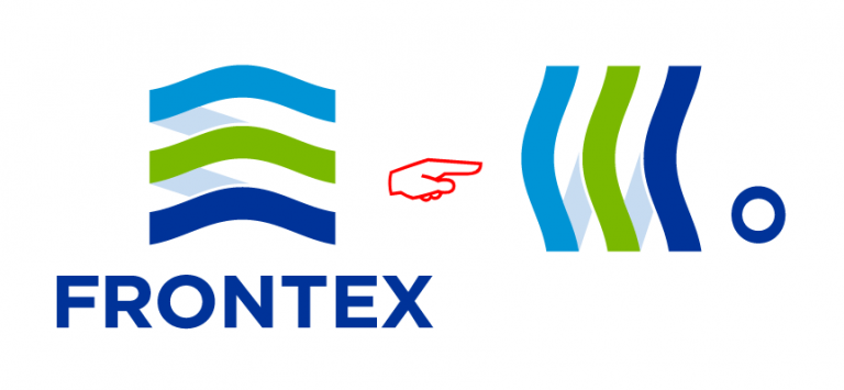 Και η FRONTEX, που μας σώνει κι αυτή, έχει το 666 στο σήμα της