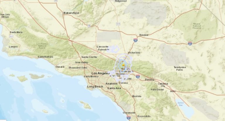 Ο πρώτος μικροσεισμός πάνω στο ρήγμα του Αγίου Ανδρέα!
