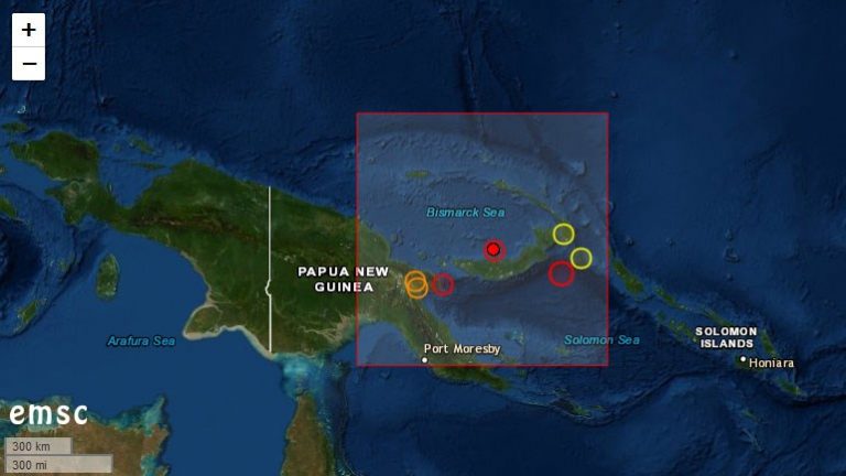 Νέος σεισμός μεγέθους 5,4 Ρίχτερ στη Νέα Γουινέα