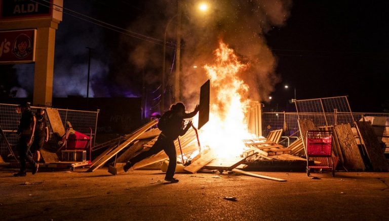 Ξεσηκωθηκαν στην Αμερικη μετα την Σατανιστικη θυσια του George Floyd ..
