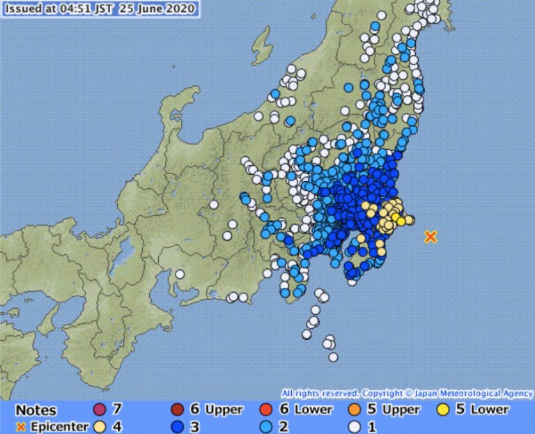 Magnitude 6.1 quake off eastern coast of Japan rattles Tokyo