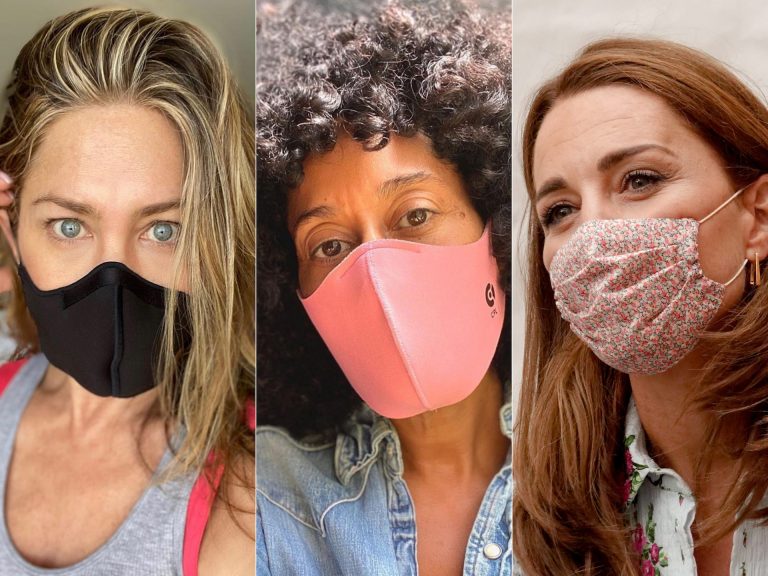 11 stylish face masks celebrities have been wearing