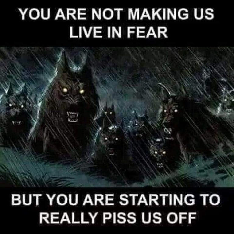 Δεν σας φοβόμαστε πλέον