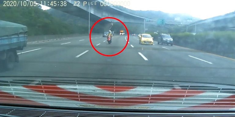 Δείτε πως προκλήθηκε πανικός σε αυτοκινητόδρομο της Ταϊβάν (Video)