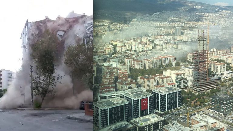 Σεισμός στην Τουρκία: Βίντεο με τη στιγμή που καταρρέουν κτήρια στην Τουρκία