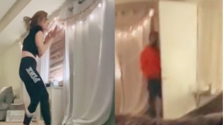 Χόρευε μόνη στο σπίτι όταν ξαφνικά είδε μπροστά της τον εισβολέα – Δείτε τη σοκαριστική σκηνή