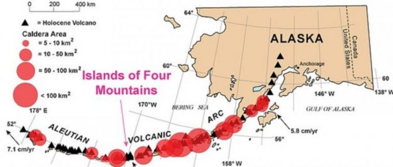 Σύμπλεγμα νησιών στην Αλάσκα μπορεί να κρύβει γιγαντιαίο ηφαίστειο – Τι ανησυχεί τους επιστήμονες