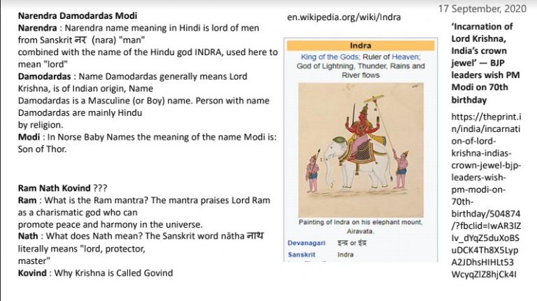 Ο Παγκόσμιος Οργανισμός Υγείας καθοδηγείται πλέον από την Ινδία του Modi και του  Kovind.