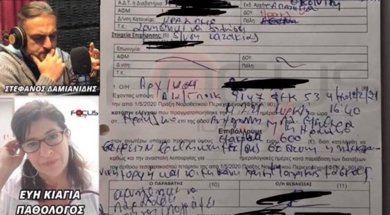 Εύη Κιαγιά: «Γυναίκα αστυνομικός μου φώναξε.. “Βάλε τη μάσκα σου μωρή!”»