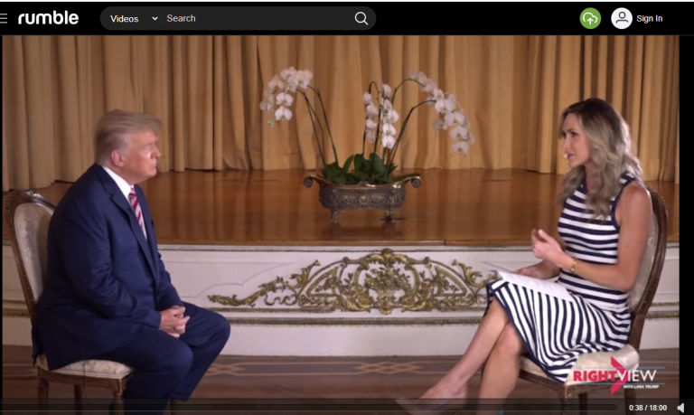 Lara Trump interview with president Trump