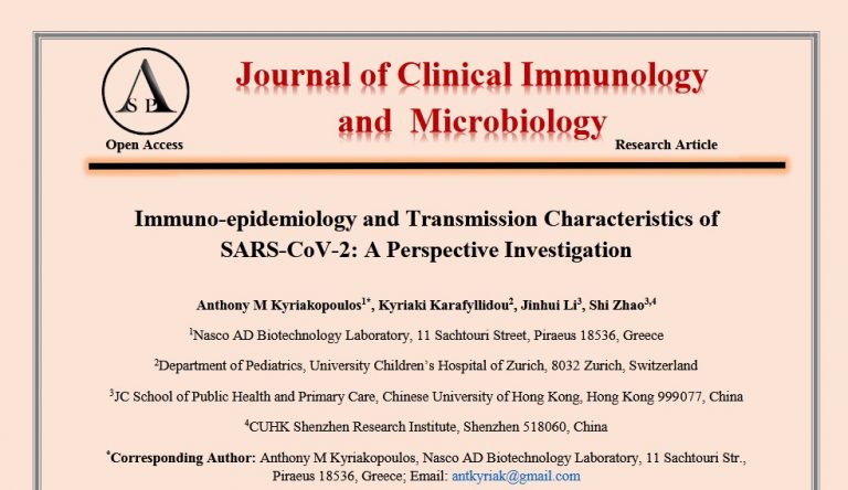 Ανοσοεπιδημιολογία και χαρακτηριστικά μετάδοσης του SARS-CoV-2: μια προοπτική διερεύνησης