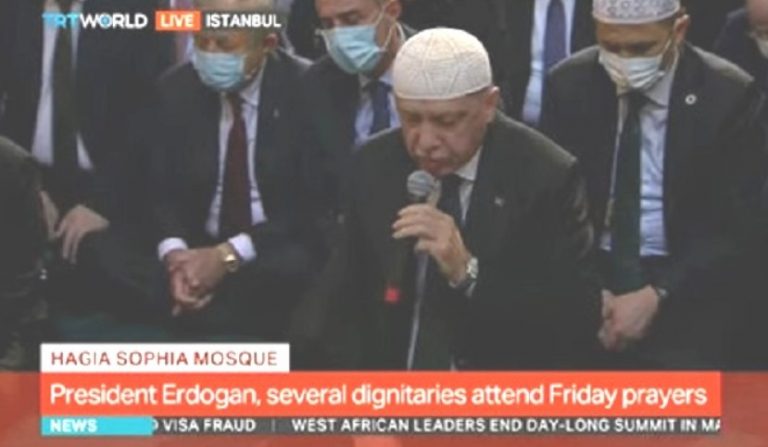 Για να μην ξεχνάμε… ΜΠΡΑΒΟ Παλαιστινίων στον Ερντογάν για την Αγ. Σοφία