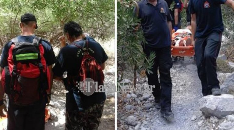 Θρίλερ στο φαράγγι της Σαμαριάς: Προσπαθούν να απεγκλωβίσουν 30χρονο που υπέστη έμφραγμα