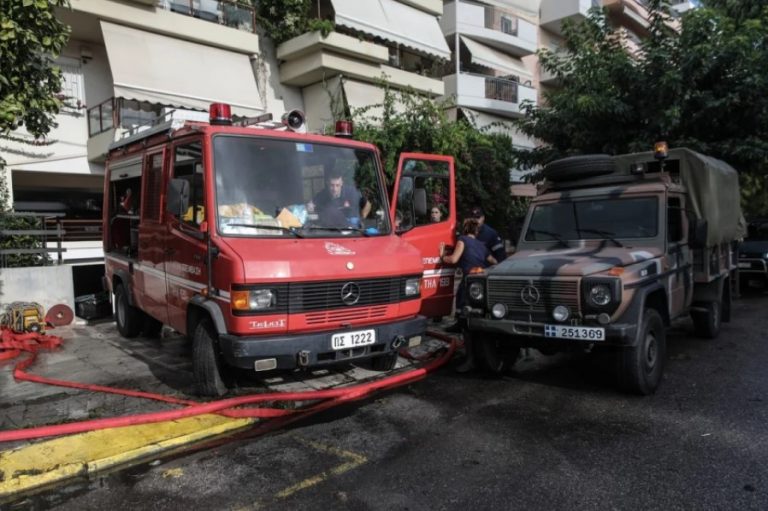 Έπεσε μπαλκόνι πολυκατοικίας στο Χαλάνδρι