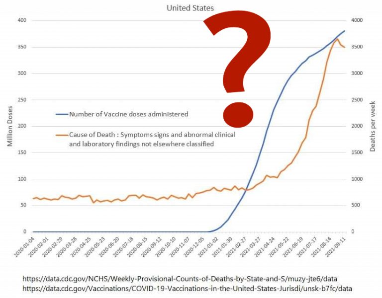 Έρευνα Η.Π.Α: Τα επίσημα στοιχεία του CDC δείχνουν μια σοκαριστικά μεγάλη αύξηση των θανάτων που οφείλονται σε αφύσικα μυστηριώδη αίτια από τότε που άρχισαν τα τσιμπήματα κατά της Covid-19