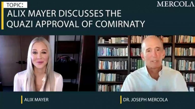 Alix Mayer – Dr. Mercola: «Ο πραγματικός λόγος που θέλουν να κάνουν στα παιδιά εμβόλια κατά του COVID είναι για να ενταχθούν αυτά στο πρόγραμμα εμβολιασμών της παιδικής ηλικίας»…!