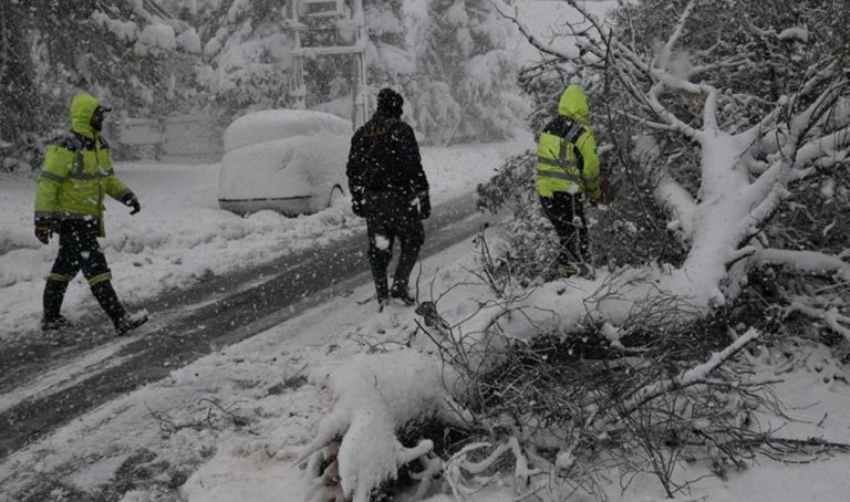 Κακοκαιρία Ελπίδα: Προβλήματα σε Εύβοια και Στερεά -Χωριά χωρίς ρεύμα, κλειστοί δρόμοι