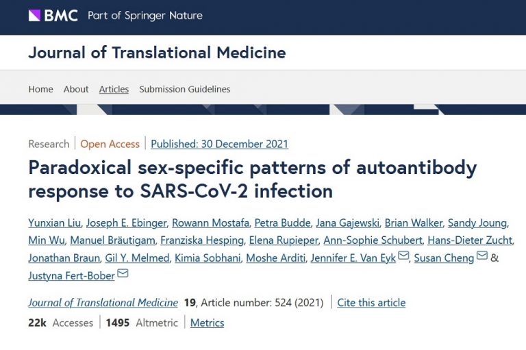 Επιστημονική μελέτη συσχετίζει τα εμβόλια κατά του κορωνοϊού με αυτοάνοσα νοσήματα!