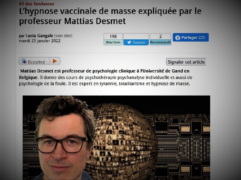 Εμβόλιο: Μαζική ύπνωση;