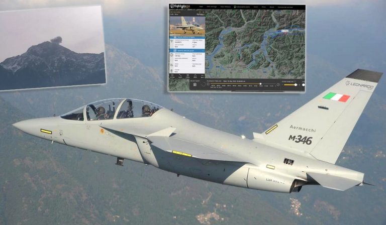 Ιταλία: Συντριβή στρατιωτικού αεροσκάφους – Νεκρός ο ένας από τους δύο πιλότος