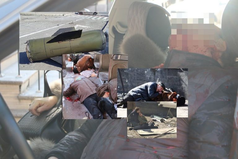 ΕΤΣΙ ΤΟΥΣ ΣΚΟΤΩΣΑΝ ΟΙ ΣΚΥΛΟΙ ΤΟΥ ΖΕΛΕΝΣΚΙ!!! Νέες ΣΚΛΗΡΕΣ εικόνες από την ΟΥΚΡΑΝΙΚΗ επίθεση σε ΣΤΑΣΗ ΛΕΩΦΟΡΕΙΟΥ του Ντονέτσκ