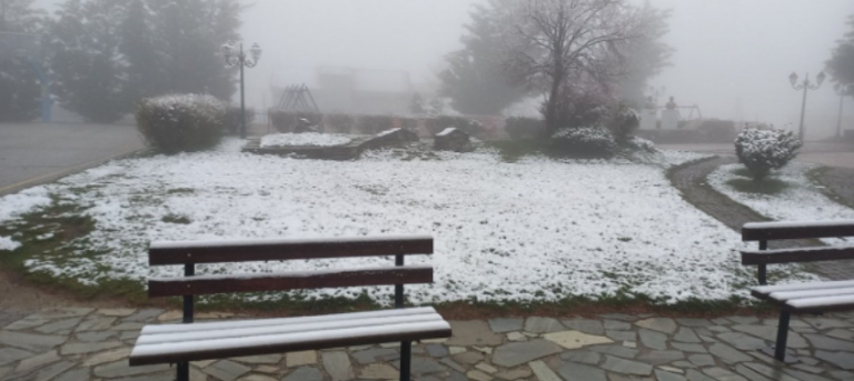 Πάσχα με… χιόνια σε ορεινές περιοχές της Λάρισας