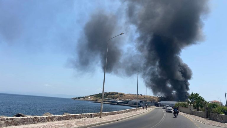 ΣΥΝΑΓΕΡΜΟΣ ΣΤΗΝ ΛΕΣΒΟ! ΜΕΓΑΛΗ ΦΩΤΙΑ ΣΕ ΕΞΕΛΙΞΗ ΣΤΟ ΚΥΤ ΤΟΥ ΚΑΡΑ ΤΕΠΕ – ΤΑ ΚΑΙΝΕ ΠΑΛΙ ΟΙ “ΕΠΕΝΔΥΤΕΣ”