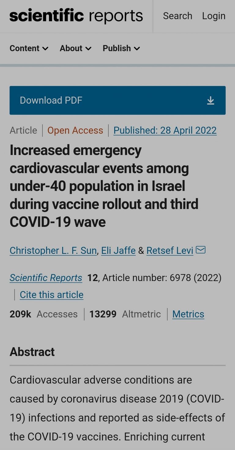 Καθώς η γιγαντιαία κλινική έρευνα προχωρά εδώ και ένα χρόνο…