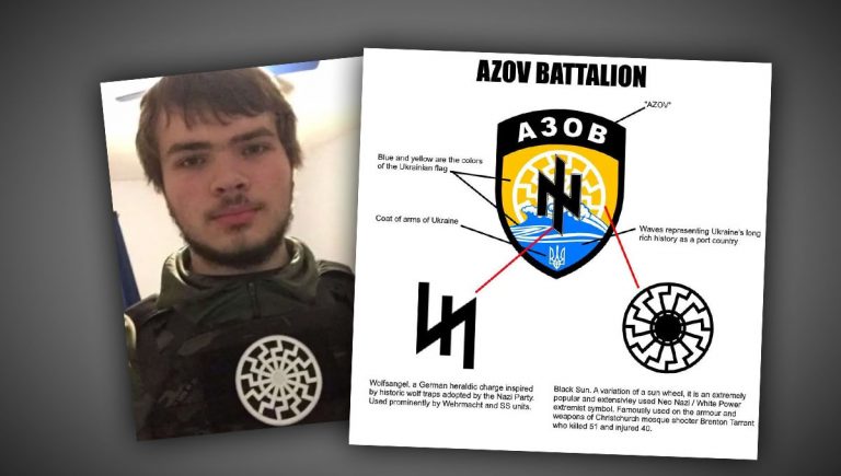 ΤΟΥΣ ΞΕΦΥΓΕ! ΓΙΑΤΊ Ο ΔΟΛΟΦΌΝΟΣ ΑΠΌ ΤΟ ΜΠΆΦΑΛΟ (ΗΠΑ) ΦΟΡΆΕΙ ΤΑ ΊΔΙΑ ΣΎΜΒΟΛΑ ΜΕ ΑΥΤΆ ΤΟΥ ΣΥΝΤΆΓΜΑΤΟΣ ΑΖΌΦ ΣΤΗΝ ΟΥΚΡΑΝΊΑ;;;;