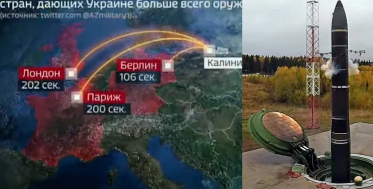 Ρωσική tv: Εδειξαν προσομοίωση πυρηνικής επίθεσης -Σε δευτερόλεπτα καταστρέφονται Λονδίνο, Παρίσι, Βερολίνο