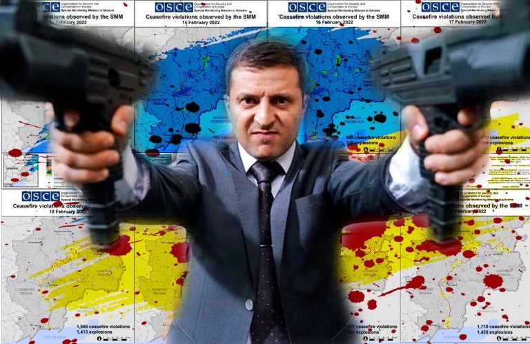 «Βόμβα»: Οι εκθέσεις του ΟΑΣΕ αποκαλύπτουν ότι η Ουκρανία άρχισε να βομβαρδίζει το Ντονμπάς εννέα ημέρες πριν από την «ειδική στρατιωτική επιχείρηση» της Ρωσίας…κάτι που απέκρυψαν ΟΛΑ τα Δυτικά Μ.Μ.Ε…