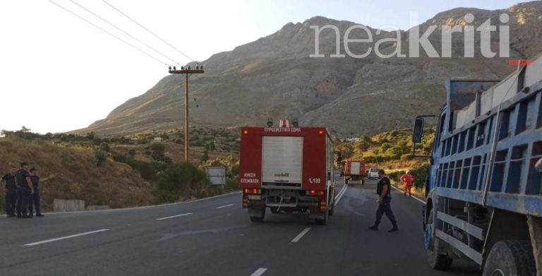 Νέα αναζωπύρωση της φωτιάς στο Ρέθυμνο -Εκκενώνεται οικισμος