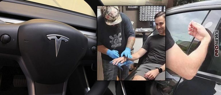 Η απόλυτη δυστοπία: Ιδιοκτήτες αυτοκινήτων Tesla εμφυτεύουν τσιπ στο σώμα τους – Δείτε πώς το βάζουν