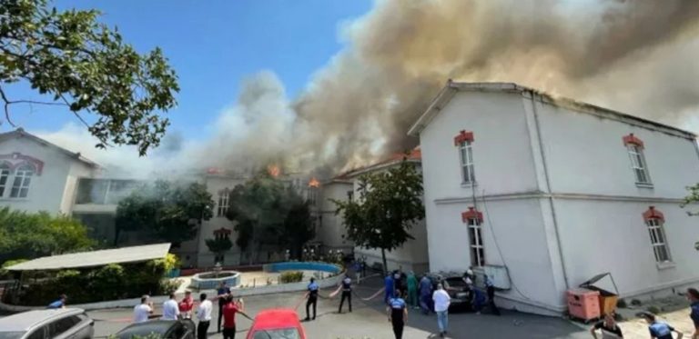 Κωνσταντινούπολη: Φωτιά στο ελληνικό νοσοκομείο του Μπαλουκλί