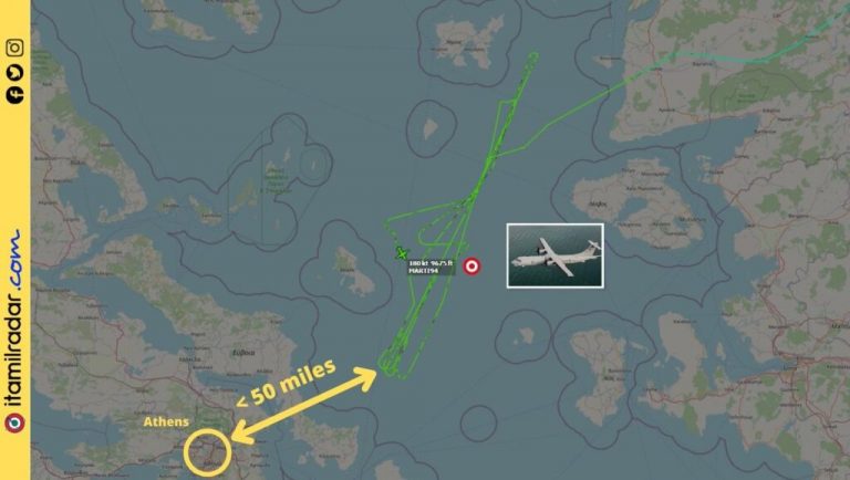 Τρομερή πρόκληση: Tουρκικό αεροσκάφος στα 50 μίλια από την Αθήνα!