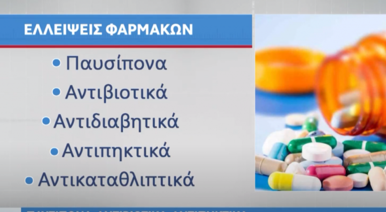 ΣΤΕΡΕΥΟΥΝ τα ΦΑΡΜΑΚΑ πρώτης ανάγκης από την ελληνική αγορά!
