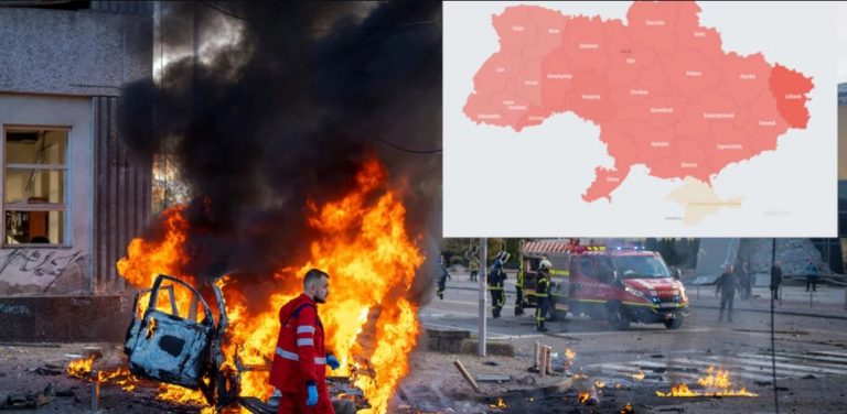 Σειρήνες αεροπορικής επιδρομής ηχούν ξανά σε όλη την Ουκρανία -Νέα κλιμάκωση μετά την επίθεση σε αμάχους χθες