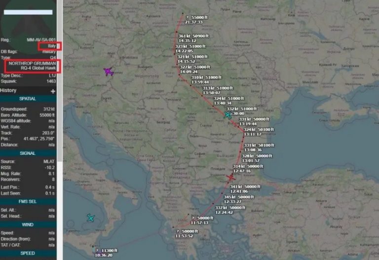 Στον εναέριο της Πολωνίας πετούσε σήμερα το άγρυπνο μάτι του ΝΑΤΟ το drone των ΗΠΑ Northrop Grumman RQ-4 Global Hawk!