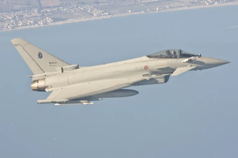 Συντριβή μαχητικού αεροσκάφους Eurofighter της ιταλικής Αεροπορίας