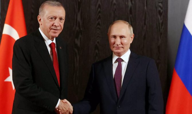 Επικοινωνία Πούτιν - Ερντογάν για μια "δίκαιη λύση" στον πόλεμο Ρωσίας-Ουκρανίας
