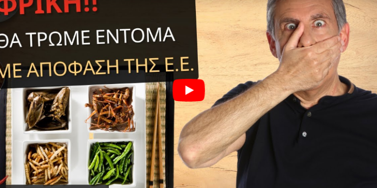 H EE επισήμως εισάγει τα έντομα στη διατροφή μας