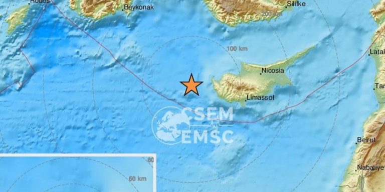 Σε σεισμική ζώνη η Κύπρος – Προειδοποιήσεις για πιθανό ισχυρό σεισμό.