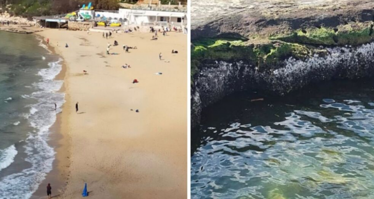 Πού πήγε η θάλασσα; Ανεξήγητες φωτογραφίες δείχνουν μέτρα “εξαφανισμένου νερού” στη Μάλτα και την Ιταλία.