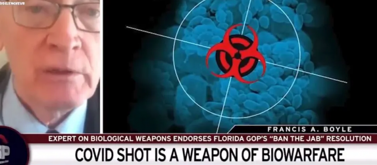Kαθηγητής Νομικής Francis A. Boyle: το Πεντάγωνο ενέχεται σ’ ανάπτυξη επιθετικού βιολογικού όπλου covid19 και βιολογικών όπλων εμβολίων mRNA!
