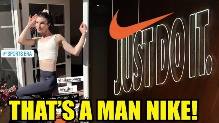 Η NIKE χρησιμοποιεί βιολογικό άντρα για την προώθηση του γυναικείου αθλητικού σουτιέν