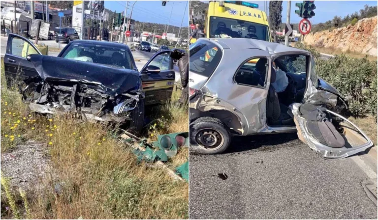 Θανατηφόρο τροχαίο στη Βάρης Κορωπίου – Όχημα παραβίασε το κόκκινο, νεκρή μία γυναίκα