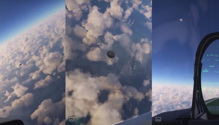 Διέρρευσε – Καθαρό βίντεο με το Fighter Jet να συναντά ένα UFO πάνω από την Αλάσκα.