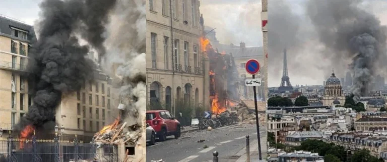 Εικόνες αποκάλυψης στο Παρίσι μετά την ισχυρή έκρηξη, 16 τραυματίες